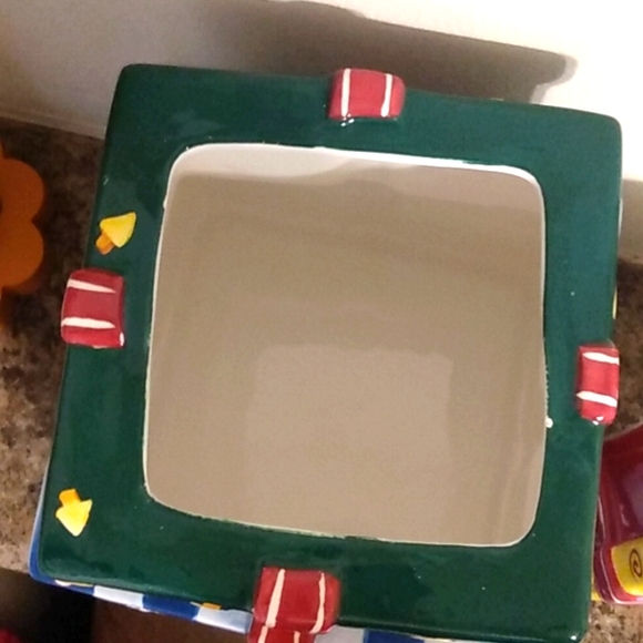 Vintage Cookie Jar Christmas Presents Stacked Boxes - Picture 6 of 8